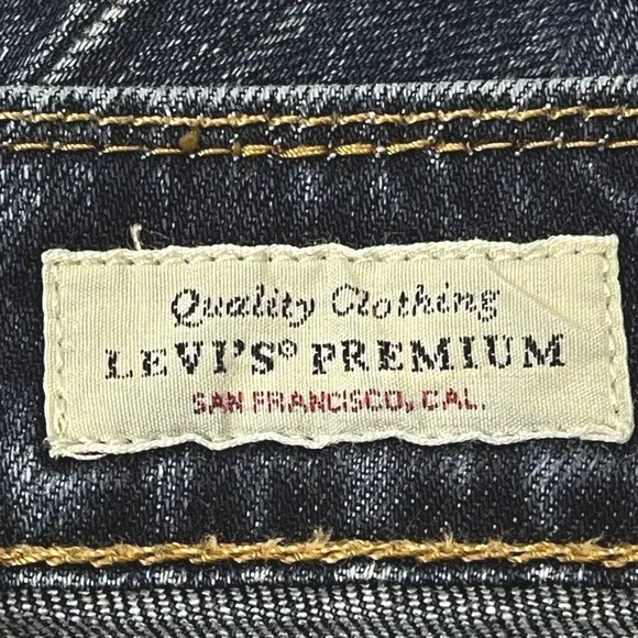 Vtg Levis 511 Premium Straight‎ Big E Jeans Men's 36 Blue Mid Wash Straight Fit